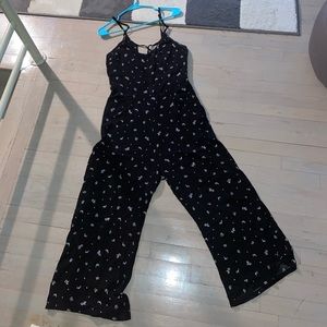 LA Hearts medium black jumpsuit